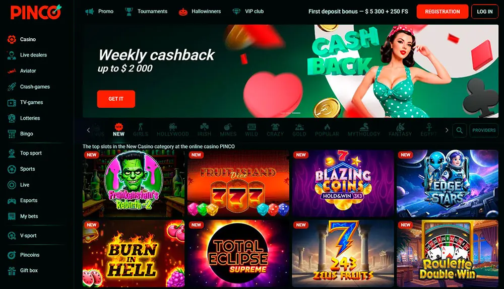 casino pinco game online